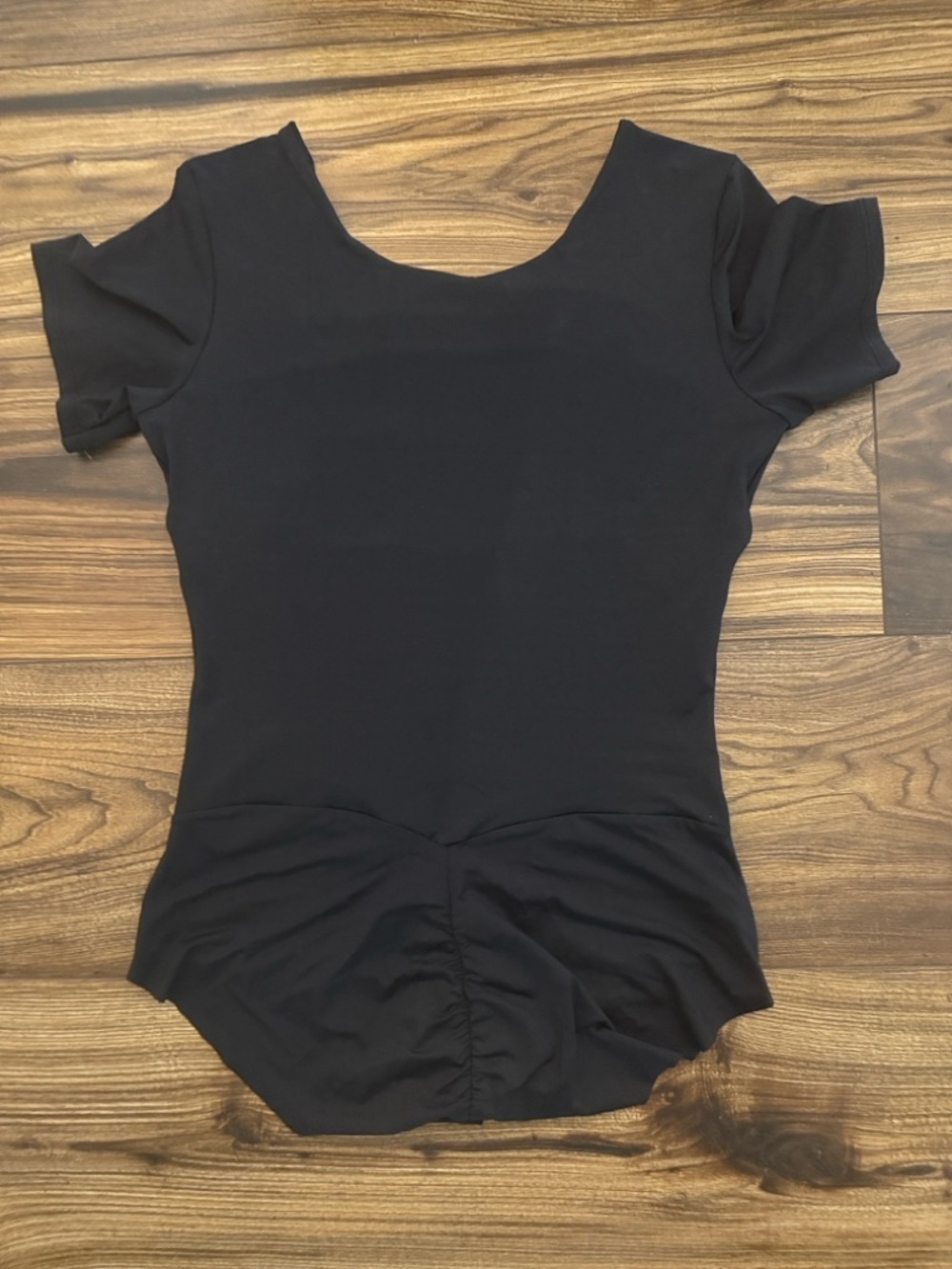 Leonisa Short Sleeve Round Neck Shaper Bodysuit Black Size small